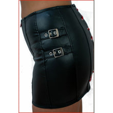 Load image into Gallery viewer, short women&#39;s skirt, in plus sizes with buckles