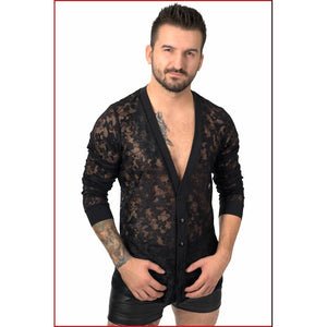 Men's vest with long sleeves